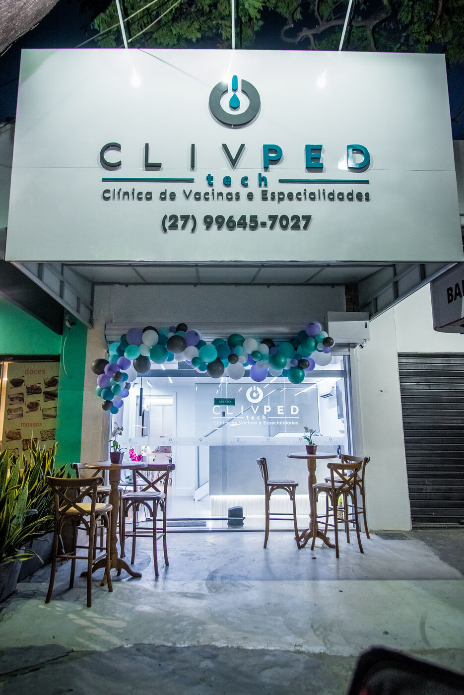Fachada da Clivped Vitória, na Praia do Canto